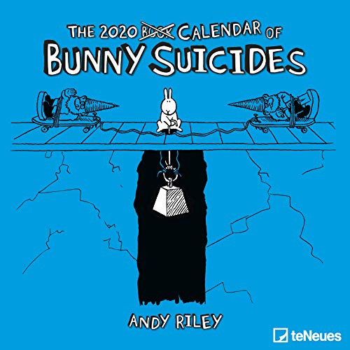 Bunny Suicides 2020 - Broschürenkalender - Wandkalender - Kunstkalender - 30x30cm - Geschenkkalender - Humorkalender - Andy Riley