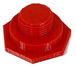 eXODA LPG Tankdeckel M22 Gewinde DISH Autogas Tankverschluss Rot