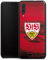 Silikon Hülle kompatibel mit Samsung Galaxy A50 Case schwarz Handyhülle VfB Stuttgart Stadion Offizielles Lizenzprodukt