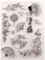 Hinleise Transparenter Silikon-Stempelbogen – Kimono japanischer Stil Transparente Siegelprägung Stempel für Kartengestaltung, Scrapbooking, Dekoration, Wörter, Journaling, DIY Album