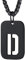 Bandmax Militärische Buchstabe D Dog Tag Kette hohl Initiale Anhänger Schwarz Weizenkette 55+5cm verstellbar Modeschmuck Accessoire für Frauen Männer