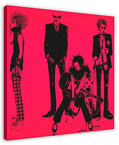 Leinwand-Poster, Motiv: Nana Anime 31, Wandkunst, Deko, Bild, Gemälde für Wohnzimmer, Schlafzimmer, Dekoration, Rahmen: 70 x 70 cm