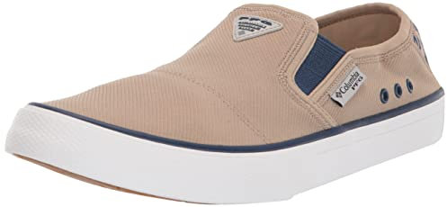 Columbia Herren Slack Tide Slip PFG Bootsschuh, Oxford Tan/Carbon, 42 EU