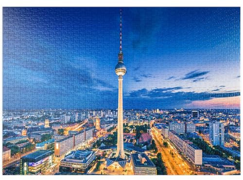 MyPuzzle Berliner Fernsehturm - Premium 1000 Teile Puzzle - MyPuzzle Sonderkollektion von Puzzle Galaxy