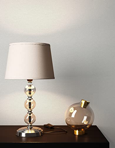 Newroom Vliestapete Weiß Punkte Tapete Skandinavisch Schlafzimmer | Feines Punktemuster gleichmäßig verteilt, nordisches Design, dezente Mustertapete für Kinderzimmer und Flur