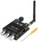 Bluetooth Verstärker Modul Hifi Stereo - 2.0 Audio Amplifier Board Mini Digital Endstufe Platine Bass und Treble Tuner mit Antenne 2X50W