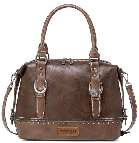 Montana West Vintage Classic Crossbody Barrel Satchel Abnehmbar, Vintage, Western