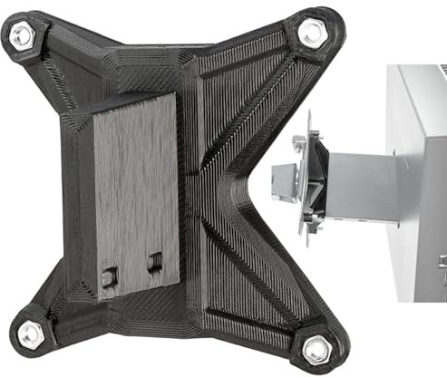 3IDEE VESA Adapter Compatible with HP Omen Monitor - Monitor Mount Adapter 75 x 75 mm - for Monitors without VESA Connection (Omen 27i)