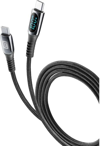 CellularLine Display Cable 2m USB Typ-C/Typ-C Black Schwarz