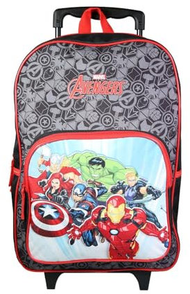 Bagtrotter Rucksack mit Rollen 41 cm Marvel Avengers Schwarz