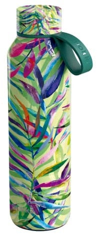 Quokka SOLID CON SUPPORTO NATURE | TERMO BOTTIGLIA IN ACCIAIO INOX CON SUPPORTO 630 ML