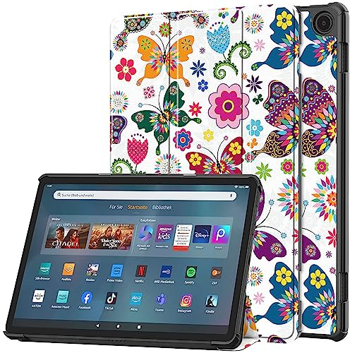 Lobwerk Hülle für Amazon Fire Max 11 2023 11 Zoll 13. Generation Smart Cover Etui mit Standfunktion und Auto Sleep/Wake Funktion