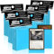 Blau Trading Card Sleeves für MTG, 300 Pcs Matte Sleeves Perfekte Passform für Trading Cards Sport-Karten Baseball-Karten TCG Yugioh Magic Commander, robust und schön Mischen Textured