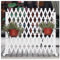 Gartenzaun, 34cm-160cm Breite, Ausziehbarer Gartenzaun Haustierbarriere, Weiße freistehende Holzgitterplatten für den Außenbereich, Sichtschutz Zaun Bildschirm ( Color : White , Size : 80x160cm )