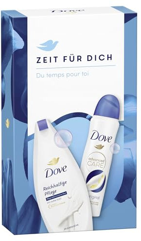 Dove Geschenkset Zeit für Dich mit Pflegedusche und Deo 250 ml + 150 ml