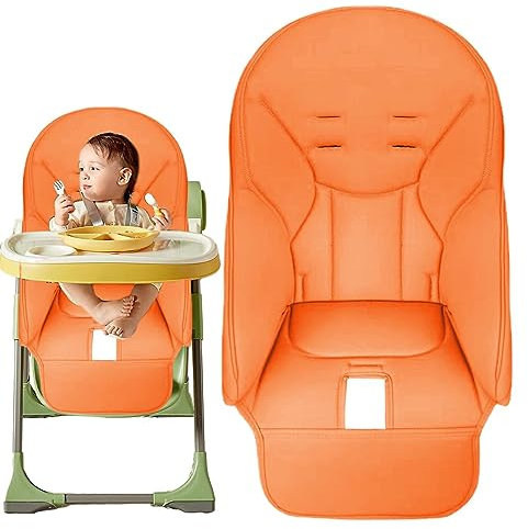 Tebinzi Hochstuhl Kissenbezug Für Peg Perego, Baoneo, Kosmic Jan, Siesta Zero3 | Kinder-Esszimmerstuhlbezug | Baby Esszimmerstuhlbezug Aus PU Leder | Weiche Multifunktionale