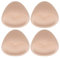 2 paia Inserti per Reggiseno Triangolare Traspiranti Colore della Pelle Imbottitura Seno Rimovibile Morbidi Donne e Ragazze