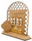 Ramadan Kalender Eid Mubarak Adventskalender, 2024 DIY Ramadan Holz Countdown Kalender Ramadan Dekoration 30 Tage für Muslimische Ramadan-Party Heimdekoration (Stil B)