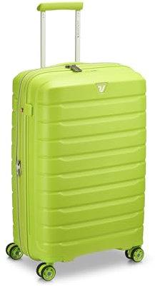 RONCATO B-FLYING Valigia Trolley Medio Espandibile 4 Ruote 68x44x26/31 cm Rigida con Chiusura TSA - CYBER LIME