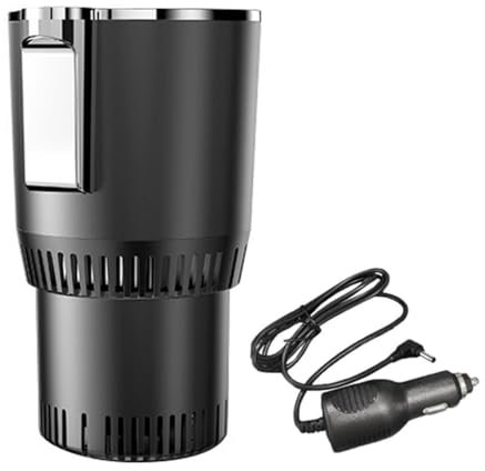 Calentador de café para automóvil, portavasos para automóviles,Enfriador de Agua con Calentador de café Inteligente 2 en 1 | Expansor de Taza de Coche, Soporte para Bebidas, Soporte para Botella de