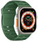 Pulsera deportiva compatible con Apple Watch Ultra 2, 49 mm, 46 mm, 45 mm, 44 mm, 42 mm, para hombre, silicona resistente al agua para Apple Watch 10 9 8 SE 7 6 5 4 3 Ultra, verde shamrock