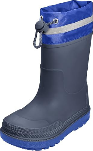 Playshoes Gummistiefel, Stivali in Gomma, Marine Stulpe, 26 EU