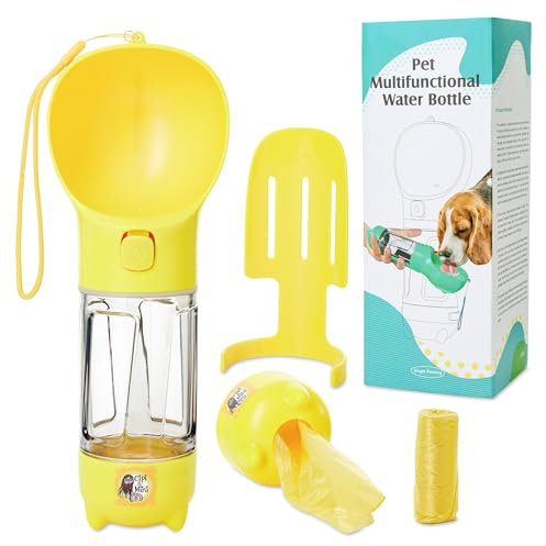 Borraccia Cane Portatile 300 ML, Distributore Acqua, Accessori, Ciotola Potatile, da Viaggio per Cani