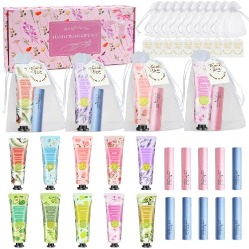 Set Crema Mani & Labbra per Donna – Idratante Intensivo con Balsamo Lip e Trattamento Piedi, Ideale per Natale, San Valentino e Festa della Donna – Formula ad Assorbimento Rapido