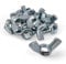 M5 (5mm) Wing Nuts BZP Steel Standard Thread - Pack of 100