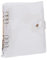 Lurrose 1stk Pvc-notebook-hülle Notizbuchhülle Für Reisende Ringbuch Rund Notizbücher Notizbuchhülle Mit Sechs Löchern Grüner Pinnwandrand Ordner Mit Losen Blättern Notizbuch-cover