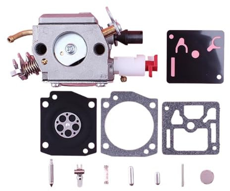 2 Kit di riparazione e ricostruzione del carburatore del carburatore della linea del carburante for la parte di ricambio della motosega Husqvarna 340 345 346XP 350 353