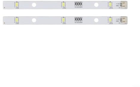 Volakebeing Beleuchten Sie Ihren Kühlschrank mit diesen für Rongsheng kompatiblen Streifen E349766 MDDZ162A 1629348, zwei helle LEDs im Inneren