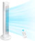 Aigostar Ventilatore a Torre Silenzioso con Telecomando, 3 Velocità, 3 Modalità, Ventilatore a Colonna, Oscillazione a 70°, Timer 7 ore, Display LED, Adatto per Casa e Ufficio, 50W, Bianco