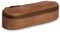 Marc Peter® Vintage Leder Federmäppchen Etui aus Leder mit YKK Reißverschluss, Federmappe für Stifte, Federtasche für Jungen und Mädchen Camel Hunter
