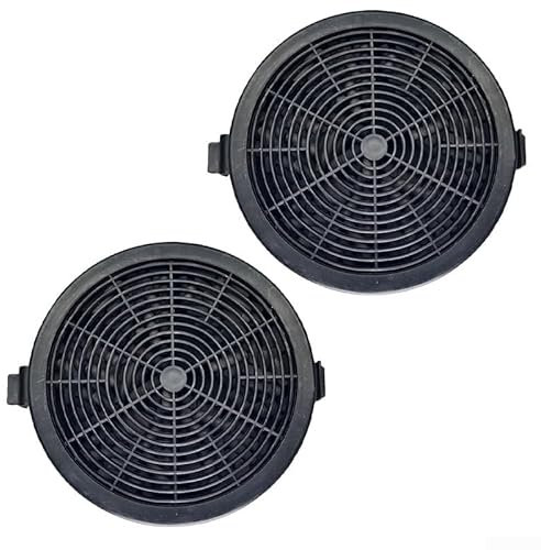2PCS Carbon Filter For Cooker Hoods, Range Hood Activated Carbon Filter Screen, for Range Hood Vent Exhaust Fan (114 × 114 × 20MM)
