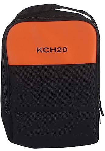 KCH20 Portable Digital Oscilloscope Soft Storage Bag Case, Oscilloscope Accessory, Protective Cover with Multiple Compartments, for Oscilloscope Clamp Me