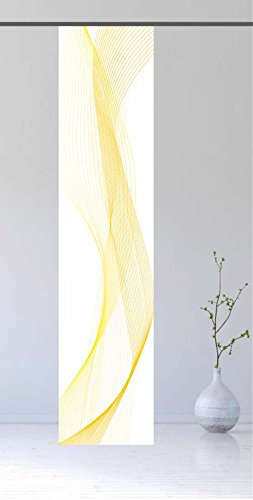 gardinen-for-life Flächenvorhang Stream Yellow 2 - Schiebevorhang, Gr.60x245 cm