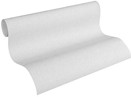 A.S. Création Vliestapete Exotic Life Tapete Uni 10,05 m x 0,53 m grau Made in Germany 360932 36093-2