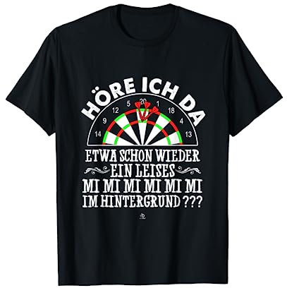 Dartscheibe Dartboard Dart Dartspieler Bullseye Geschenke T-Shirt