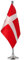 GentleGirl Dänemark-Flagge Dänenflagge Tischflagge, Schreibtischflagge, Büroflagge, internationale Weltlandflaggen, Banner, Festival, Veranstaltungen, Feier, Bürodekoration, Schreibtisch,