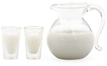 Odoria 1/12 Scale Dolls House Miniature Milk Jug Dollhouse Kitchen Accessories