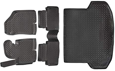 J&J AUTOMOTIVE | Allwetter TPE Gummimatten + Kofferraumwanne Set Für Ix35 2010-2015, Antirutsch, Passgenau, Rand 2-4cm, Schwarz