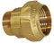 Suinga Raccord mâle en laiton 25 mm x 3/4 pour tuyau en polyéthylène de 25 mm. Manchon en laiton pour haute pression, irrigation et plomberie, certifié Aenor