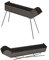 euroshoppingonline Cuocispiedini spiedini arrosticini griglia graticola filoteo Barbecue a carbonella per arrosticini sagre sagra Feste in Ferro battuto 60x14x65h Made in Italy
