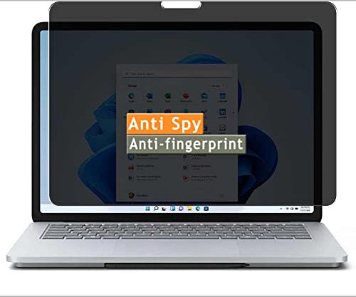 Vaxson Privacy Screen Protector, compatible with Microsoft Surface Laptop Studio 14.4 Laptop, Anti Spy Guard Film Protectors Sticker [NOT Tempered Glass] New