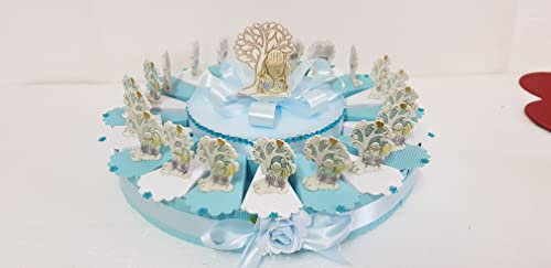 Generico Torta BOMBONIERE Comunione Albero Vita Calice da CM 5 (20 fette)