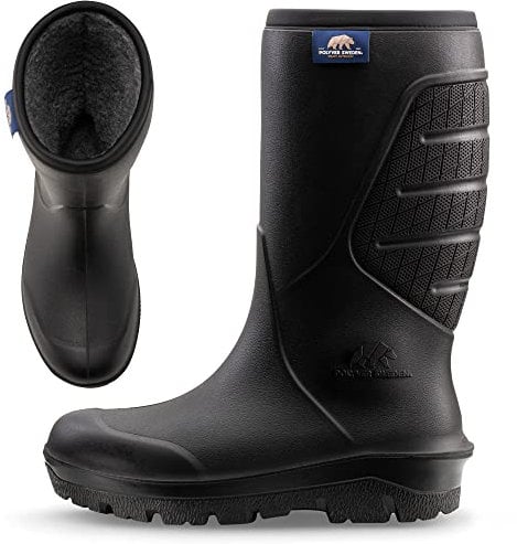 Polyver Klassischer Winterstiefel Hoch | Schwarz | Größe 40 | Winterschuhe | Außergewöhnlicher Komfort | Wasserfeste, rutschfeste, leichte und wärmeisolierende Winterstiefel