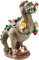Tuzsocr Gartenzwerg-Statue, 30/15CM Dinosaurier-Garten-Dekorations-Statue, Dinosaurier-Essen-GNOME-Garten-Statue Glücklicher Gartenzwerg-Dekoration-Garten-Skulptur-Hof-Rasen (15cm)