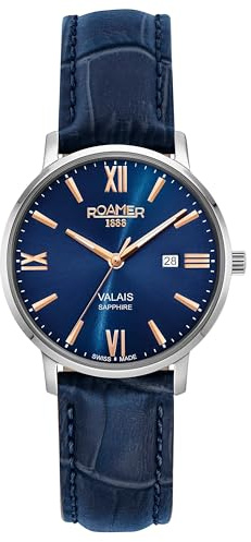 Roamer 958844 41 43 05 Valais Damenuhr blau, Armband