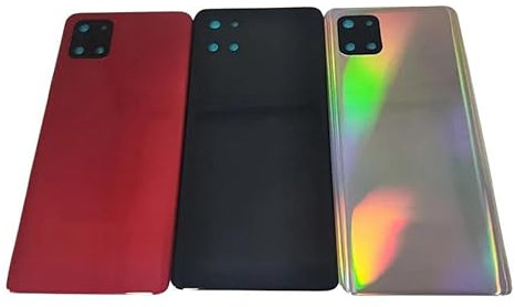 SHOWGOOD für Samsung Galaxy Note 10 Lite Akkudeckel Rückdeckel Tür Rückschale mit Kameralinse für Samsung Galaxy Note 10 Lite Akku Backcover (Silber)